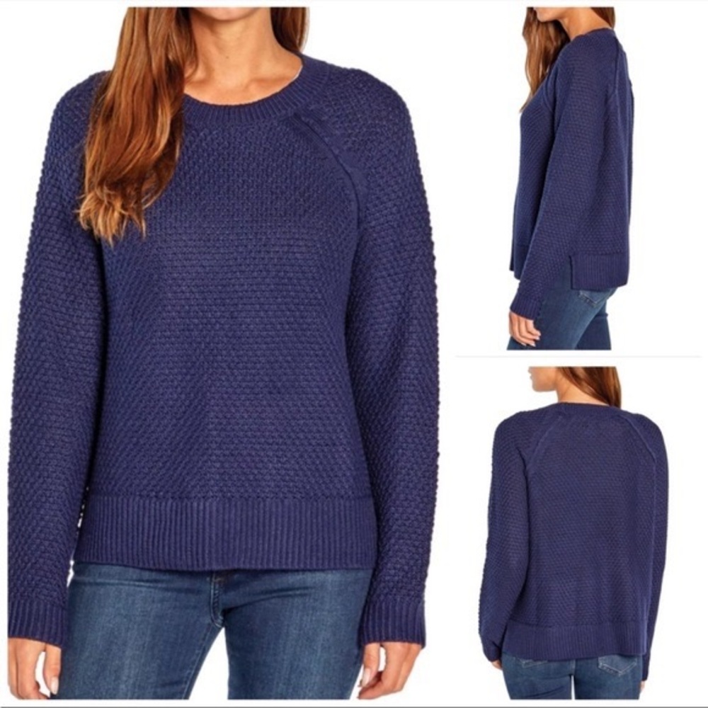GAP Woman’s Textured Sweater in Midnight NWT Large